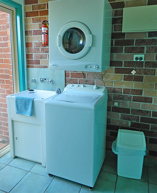 Self service laundry facilities at The Roseville Apartments